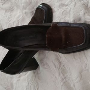 Preppy Anne Klein Hide Accent Pumps 8.5